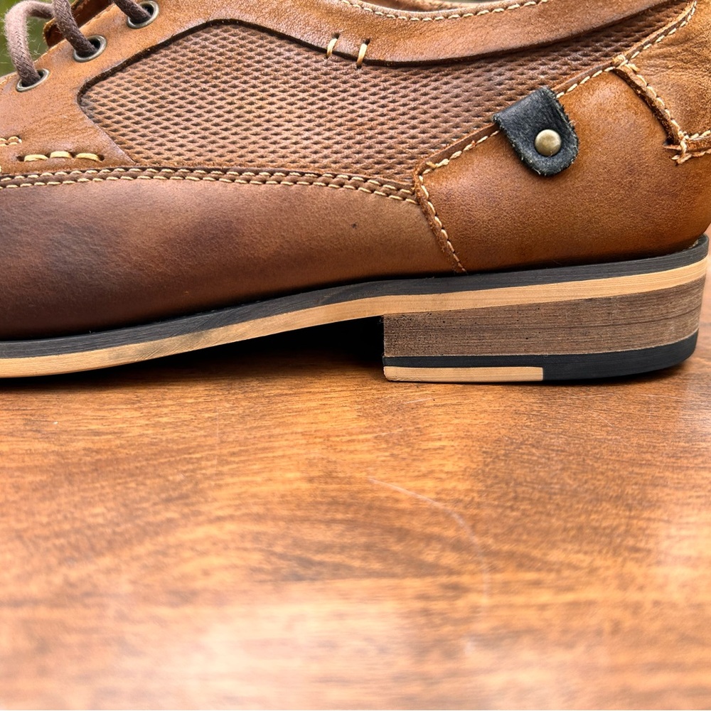 Steve Madden Classic Brown Leather Men's Shoes Size 9.5 - Picture 9 of 16